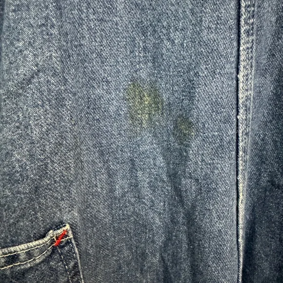 Dickies Classic Blue Denim Overalls Size 46x32 - Picture 5 of 7